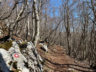Premuzic hiking trail or Premuzic Trail - Velebit Nature Park, Croatia or Premuzic-Wanderweg or Premuzic's Trail (Pješački planinarski put Premužićeva staza - Park prirode Velebit, Hrvatska)