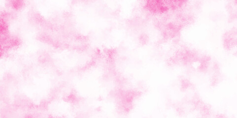 Grunge background frame Soft pink paper texture, pink watercolor background abstract texture with stains, Abstract grainy fantasy smooth light pink watercolor paper texture with clouds.