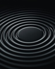 Obraz premium Rippling water surface serenity abstract art dark background close-up calmness and quality