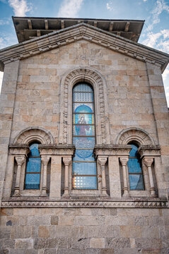 Church of Santa Mar&iacute;a de Lagostelle, Guitiriz, Galicia Spain