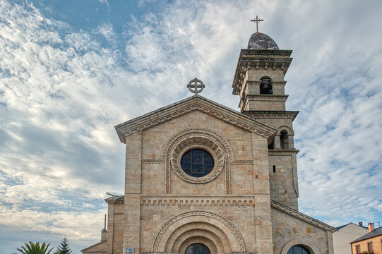 Church of Santa Mar&iacute;a de Lagostelle, Guitiriz, Galicia Spain
