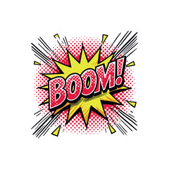 Boom T-Shirt design, modern t-shirt design