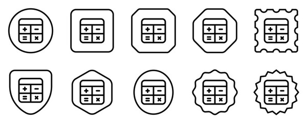 Editable calculator vector icon. Part of a big icon set family. Finance, business, investment, accounting. Perfect for web and app interfaces, presentations, infographics, etc