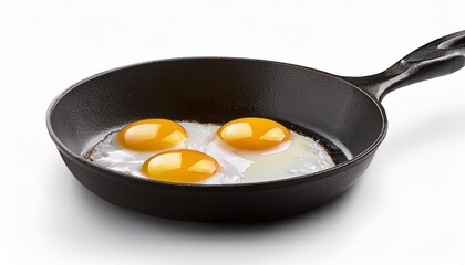 fried egg in a frying pan