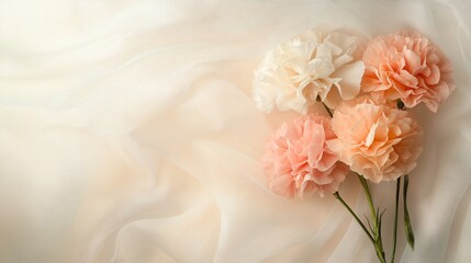 Obraz premium Creating Captivating Carnation Bouquets Floral Design Inspiration in Soft Lighting
