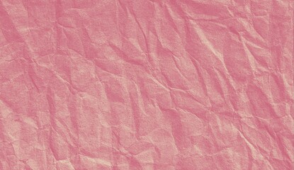 Fototapeta premium Pink crumpled paper texture with a grunge vintage pattern