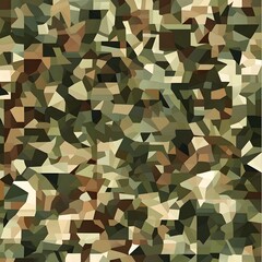 Digital camouflage background, army green, chocolate, and light brown color, with a blend of natural colors used for camouflage