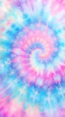 Pastel tie-dye background with soft swirls of pink and gentle hues of blue and purple