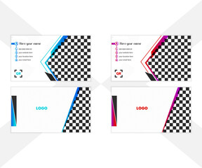 minimal creative business card