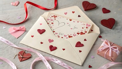 heart shaped box with chocolate