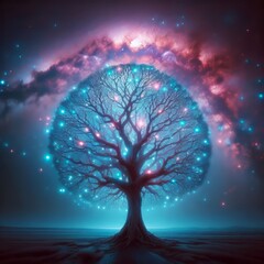 Celestial Tree A tree with branches that reach into the sky each