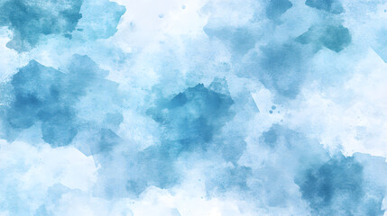 Fototapeta premium Cool misty clouds in shades of blue bring a serene atmosphere.