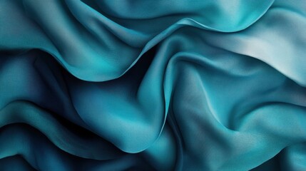 Fototapeta premium Deep blue to soft teal gradient background