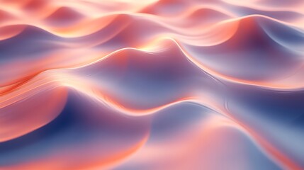 Obraz premium Abstract Pink and Blue Wave Pattern Design