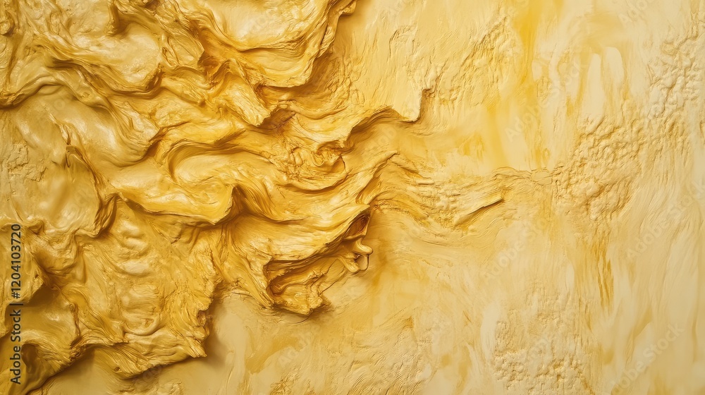 Aufkleber textured abstract background in shades of yellow with raised patterns and ripples ideal for various 