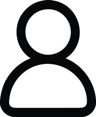 user Icon vector illustration on white background