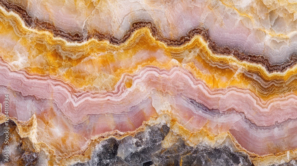 Poster colorful onyx stone texture with distinctive patterns and copy space for design use