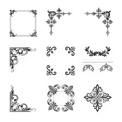 Ornament borders design free
