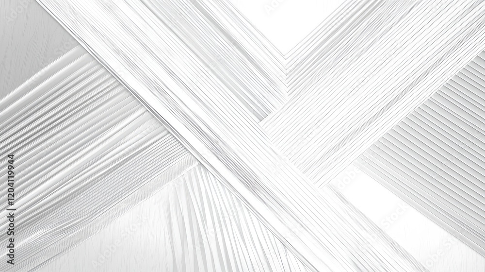 Poster abstract white fabric texture with pleats and folds creating a layered pattern ideal for backgrounds