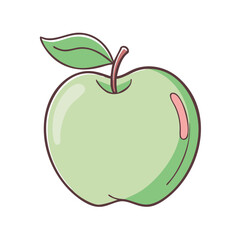 apple icon, apple vector illustration-simple illustration of apple, perfect for apple logos and icons