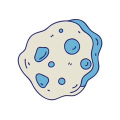asteroid icon, asteroid vector illustration-simple illustration of asteroid, perfect for asteroid logos and icons