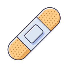 bandage icon, bandage vector illustration-simple illustration of bandage, perfect for bandage logos and icons
