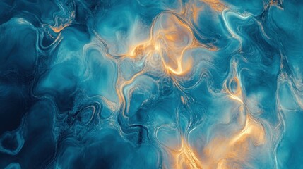 Obraz premium Mesmerizing rippling water and sky reflection