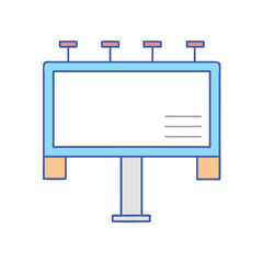 billboard icon, billboard vector illustration-simple illustration of billboard, perfect for billboard logos and icons