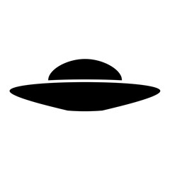 UFO plane icon. Vector image