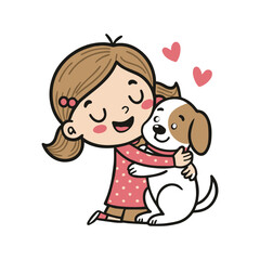 The puppy, with its wagging tail and playful spirit, brings a sense of wonder and delight to the girl’s life. Together, they create a world of laughter, exploration, and trust. The puppy's 