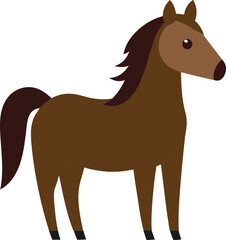  Miniature horse vector illustration 