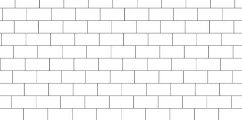 White brick wall texture and white brick wall and White brick wall texture background for stone tile block painted.  Realistic white wall brick. Vector illustration. Vector Repeating Texture.