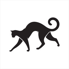 Cat Silhouette Design