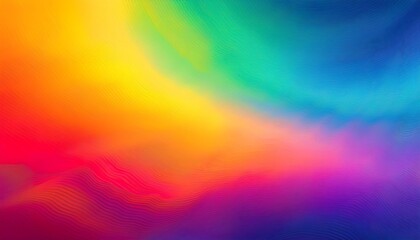 Obraz premium Abstract blurred rainbow background with vibrant, colorful hues creating a soft, eye-catching wallpaper design full of bright, blending colors