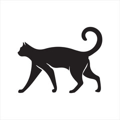 Cat Silhouette Poster