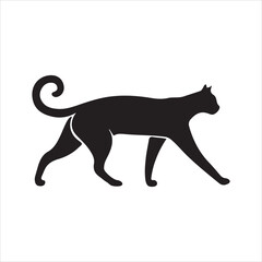 Cat Silhouette Template