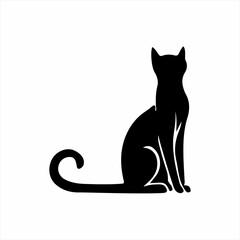 Graceful Cat Silhouette