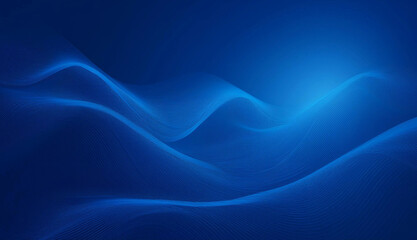 Abstract Blue Wave Background