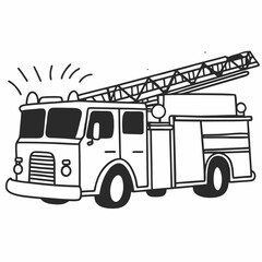 fire truck illustration