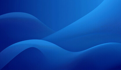 Abstract Blue Wave Background
