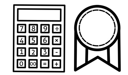 This image features a diverse set of business and office-themed icons, designed in a minimalist, black-and-white style. The icons represent various elements related to professional life