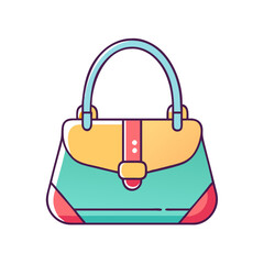 designer handbag icon, designer handbag vector illustration-simple illustration of designer handbag, perfect for designer handbag logos and icons