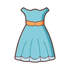 dress icon, dress vector illustration-simple illustration of dress, perfect for dress logos and icons