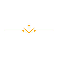 gold art deco border line