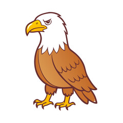 eagle icon, eagle vector illustration-simple illustration of eagle, perfect for eagle logos and icons