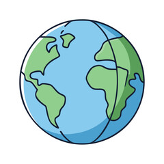 earth icon, earth vector illustration-simple illustration of earth, perfect for earth logos and icons