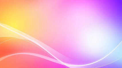 Fototapeta premium A vibrant, abstract digital artwork featuring warm color gradients.