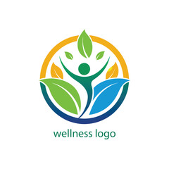 Fototapeta premium A WELLNESS LOGO 