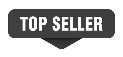 top seller sticker. top seller sign on transparent background