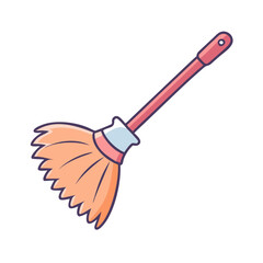 feather duster icon, feather duster vector illustration-simple illustration of feather duster, perfect for feather duster logos and icons